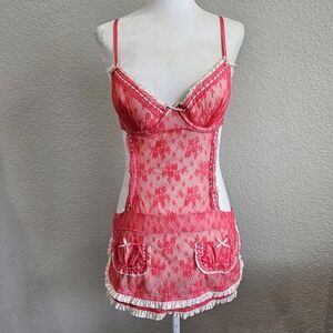 Vintage Victoria's Secret Lace French Maid Lingerie